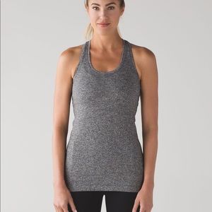 NWOT LULULEMON HEATHER GREY RAZER BACK
